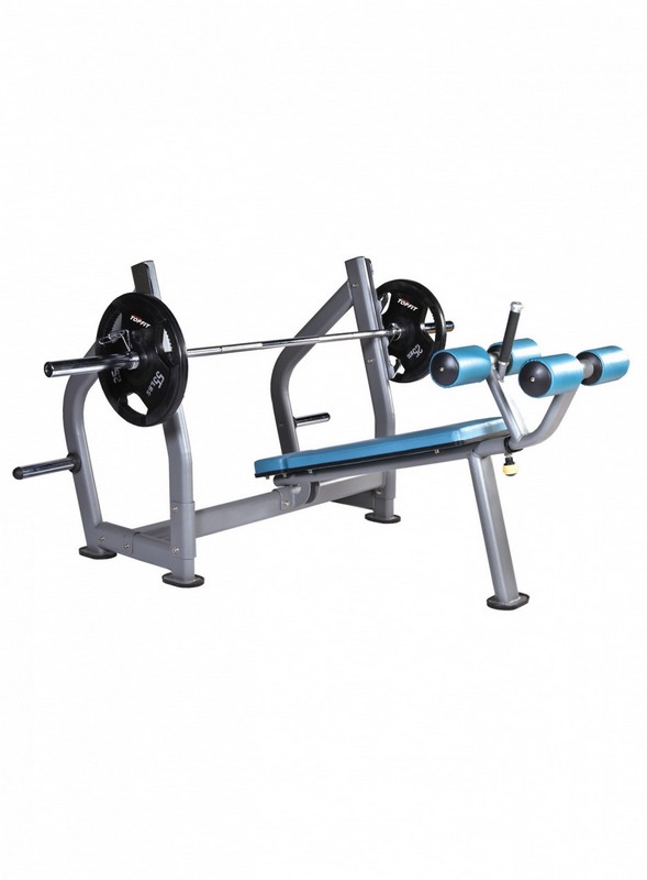 фото Олимпийская скамья для наклонного жима вниз головой bencarfitness ts-p022