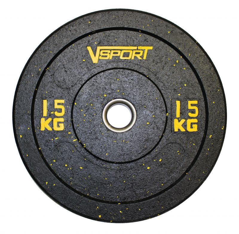 фото Диск бамперный v-sport черный 15 кг ftx-1037-15