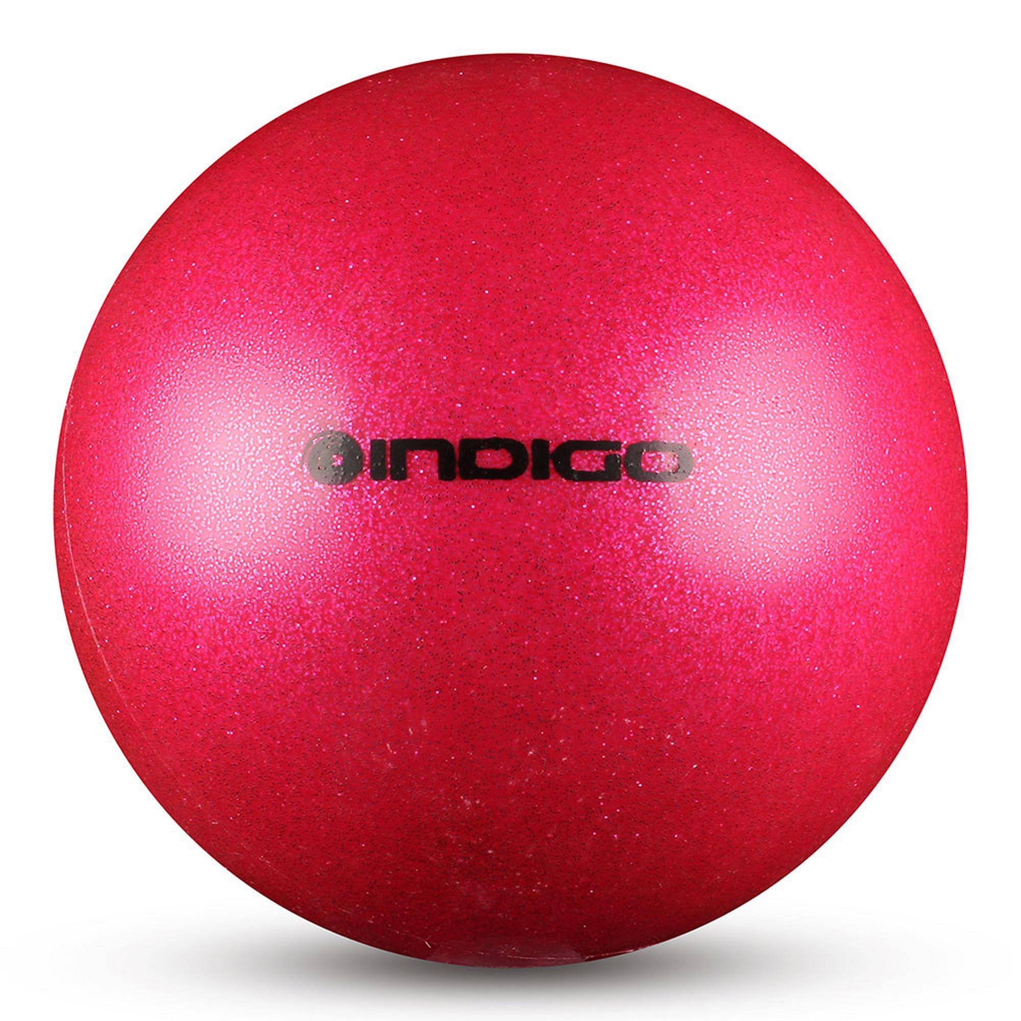 Купить Мяч для художественной гимнастики d15см Indigo ПВХ IN119-PI розовый металлик с блестками,