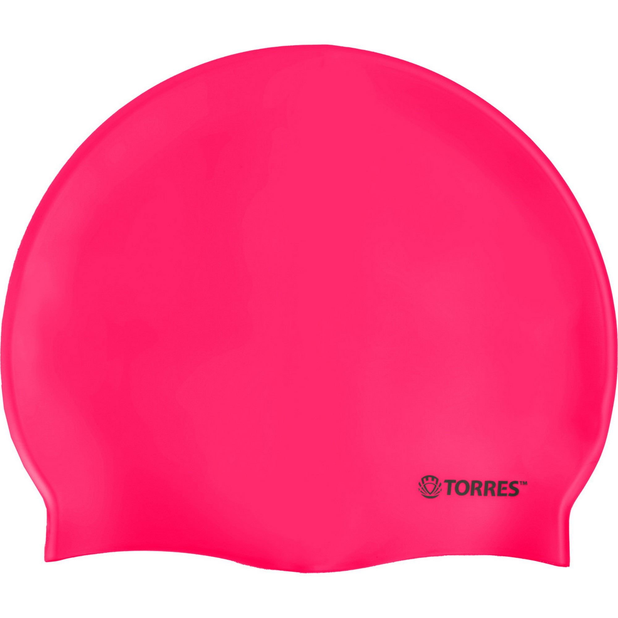 Шапочка для плавания Torres Flat, силикон SW-12201PK розовый 2000_2000