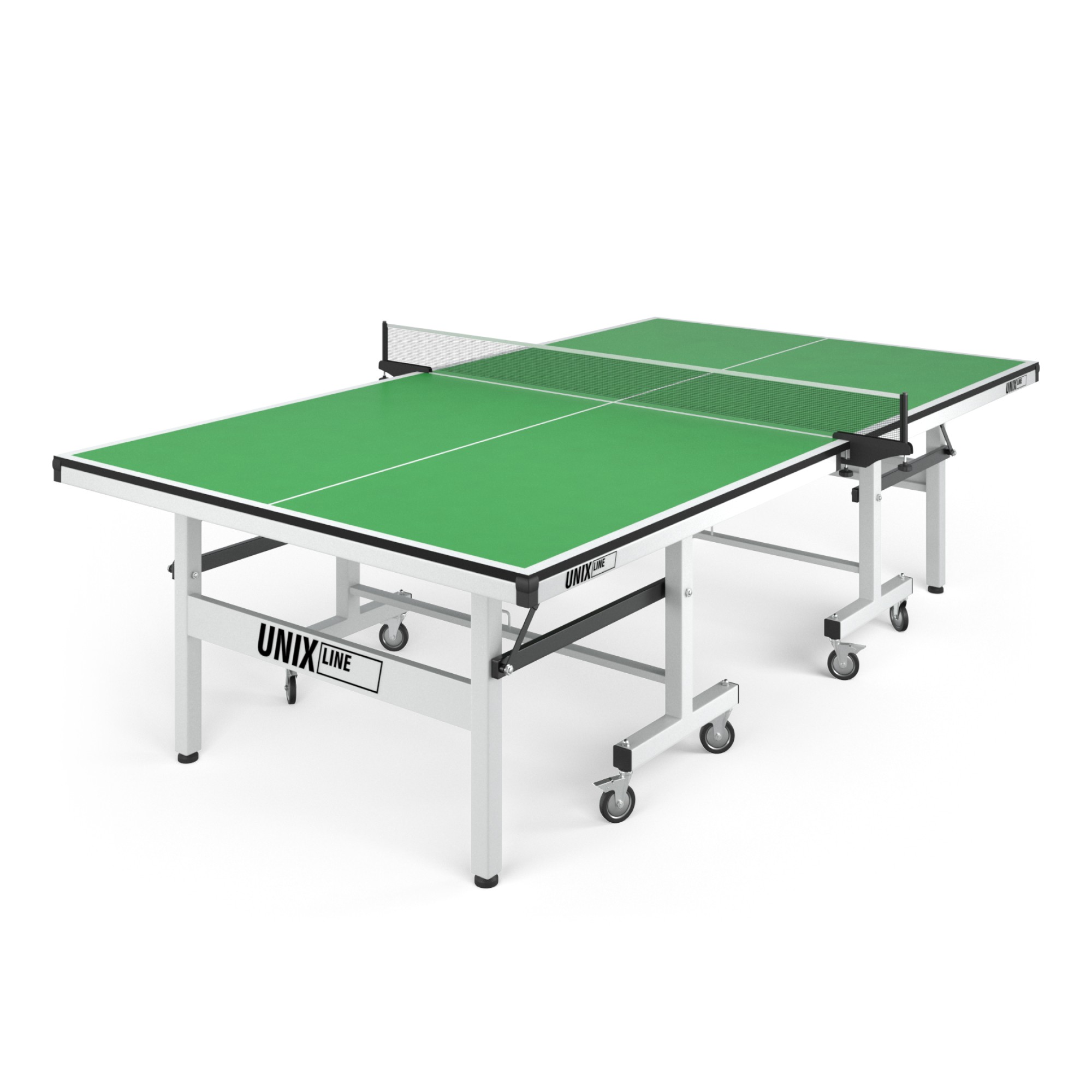 фото Профессиональный теннисный стол unix line 25 mm mdf tts25indgr green