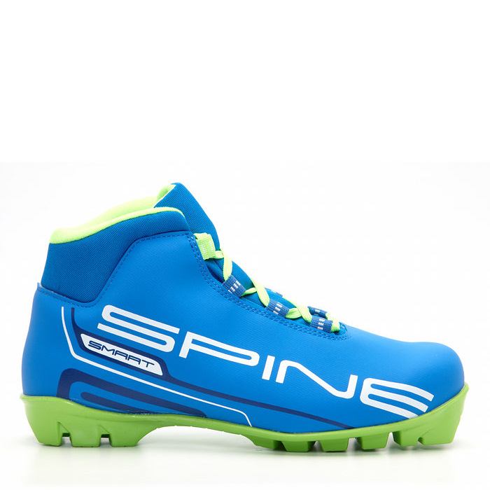 Лыжные ботинки NNN Spine Smart 357/2-22 синийзеленый,  - купить со скидкой