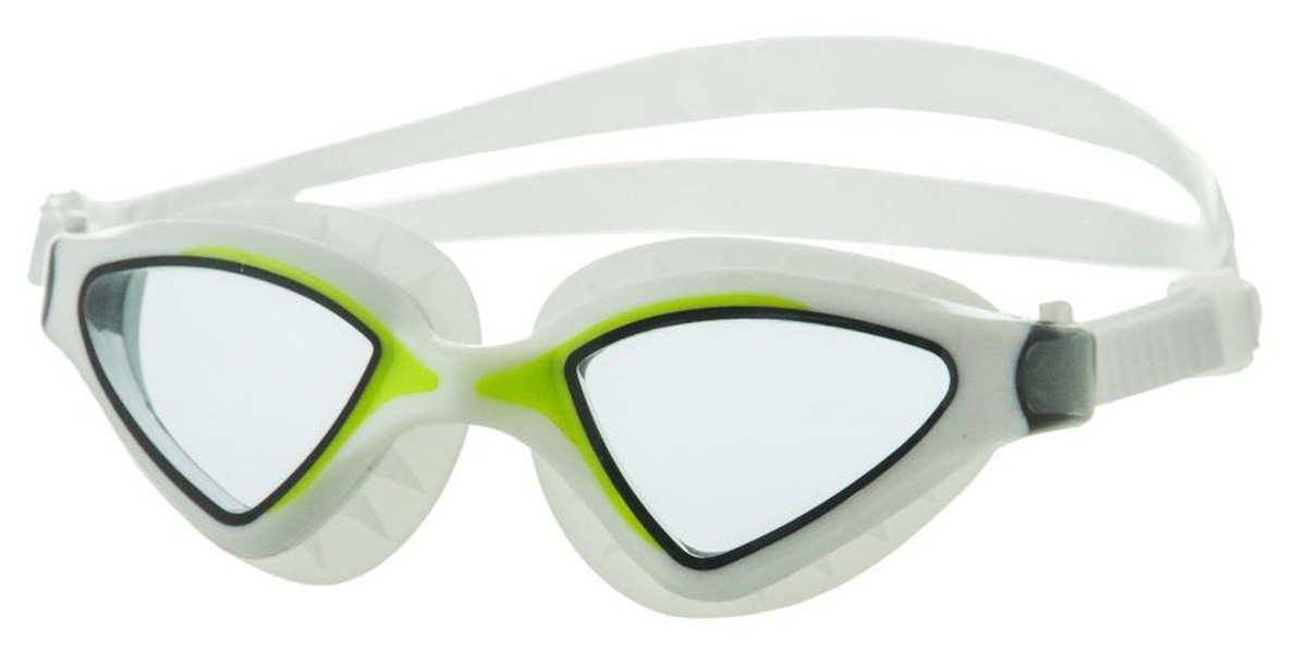 Очки для плавания Atemi N8502 белый-салатовый
