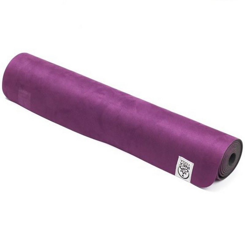 Коврик для йоги 183х61х0,3см Inex Suede Yoga Mat ECO искусственная замша HG\MFMAT-ECO\18-61-03 фиолетовый 800_800