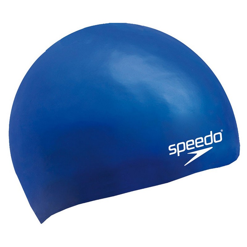 Купить Шапочка для плавания Speedo Molded Silicone Cap Jr 8-709900002 синий,