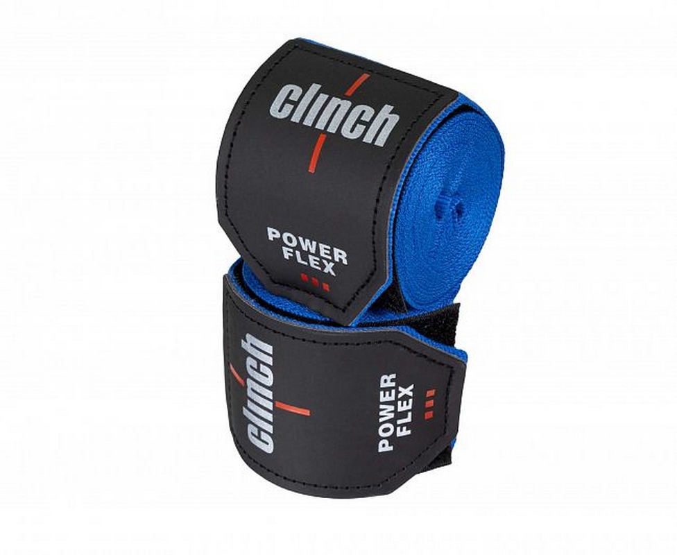Бинты боксерские 255см Clinch Boxing Hand Wrap Power Flex C239 синий 976_800