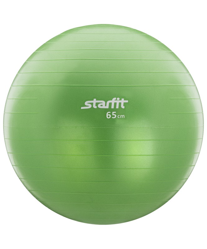 

Гимнастический мяч Star Fit GB-101 65 см антивзрыв зеленый