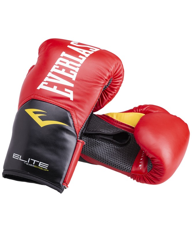 Купить Перчатки боксерские Everlast Elite ProStyle P00001243-8, 8oz, к/з, красный,