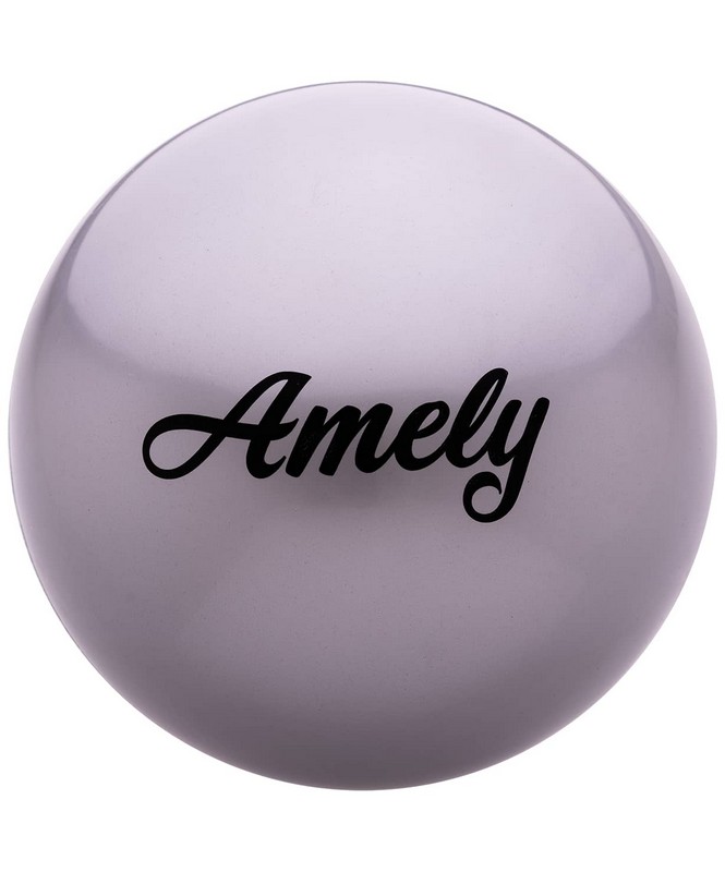 фото Мяч для художественной гимнастики amely d15см agb-101 серый