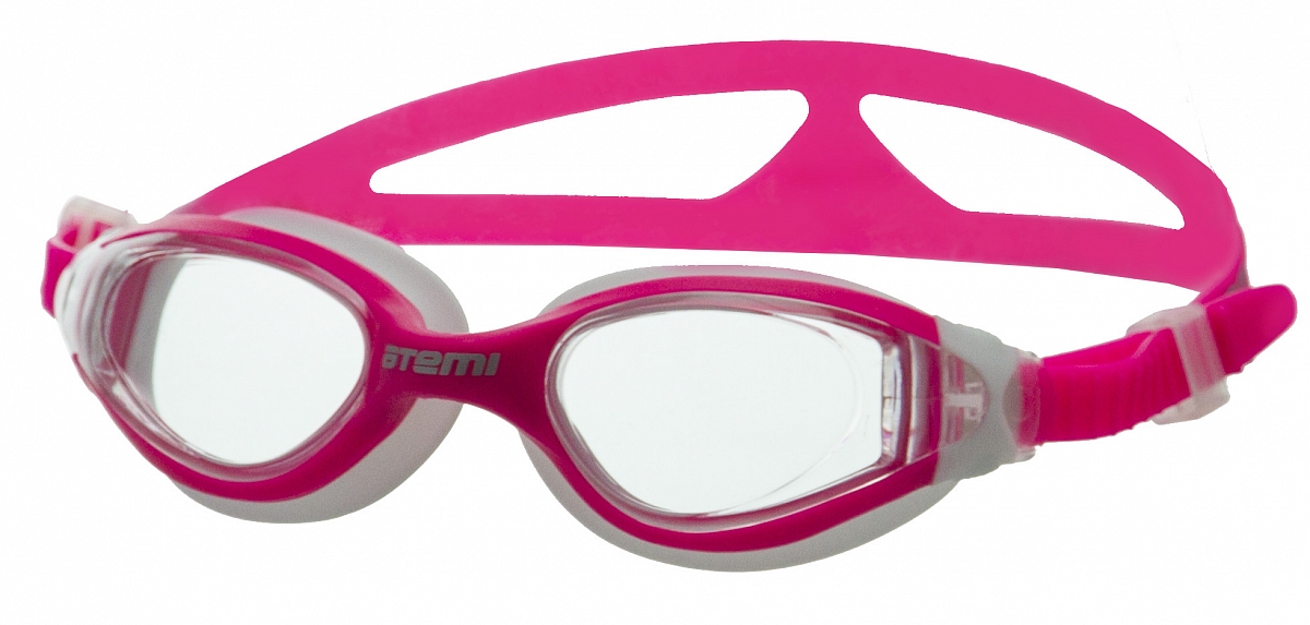 Очки для плавания Atemi B602 детские, розово-белые 1200_573