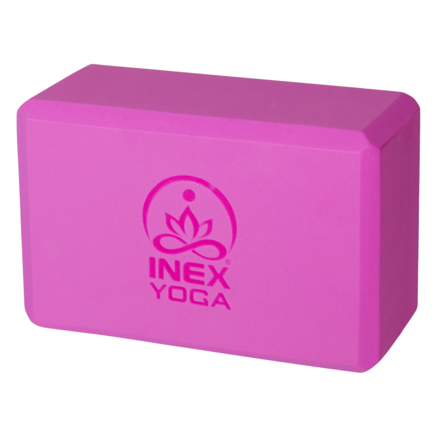 Купить Блок для йоги Inex EVA Yoga Block YGBK-PK 10х15х23 см, розовый,