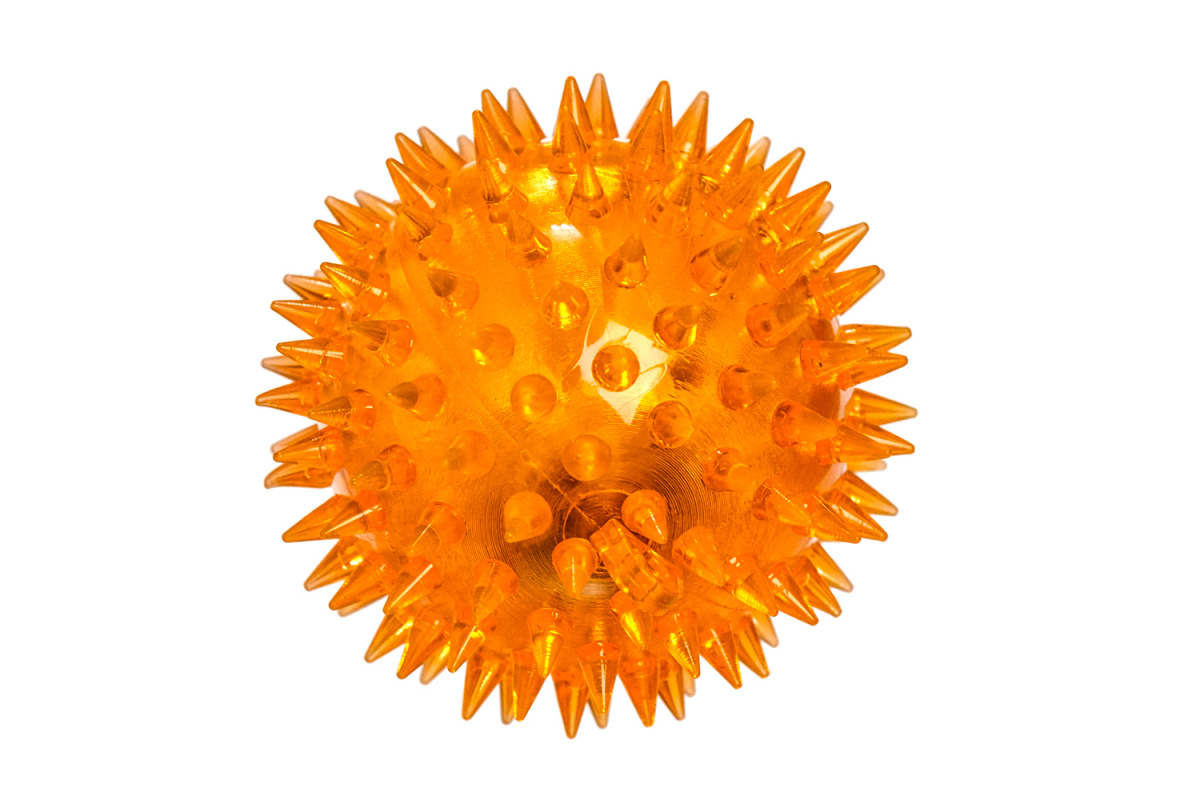 Массажный шарик d6,5 см с подсветкой DE 0523