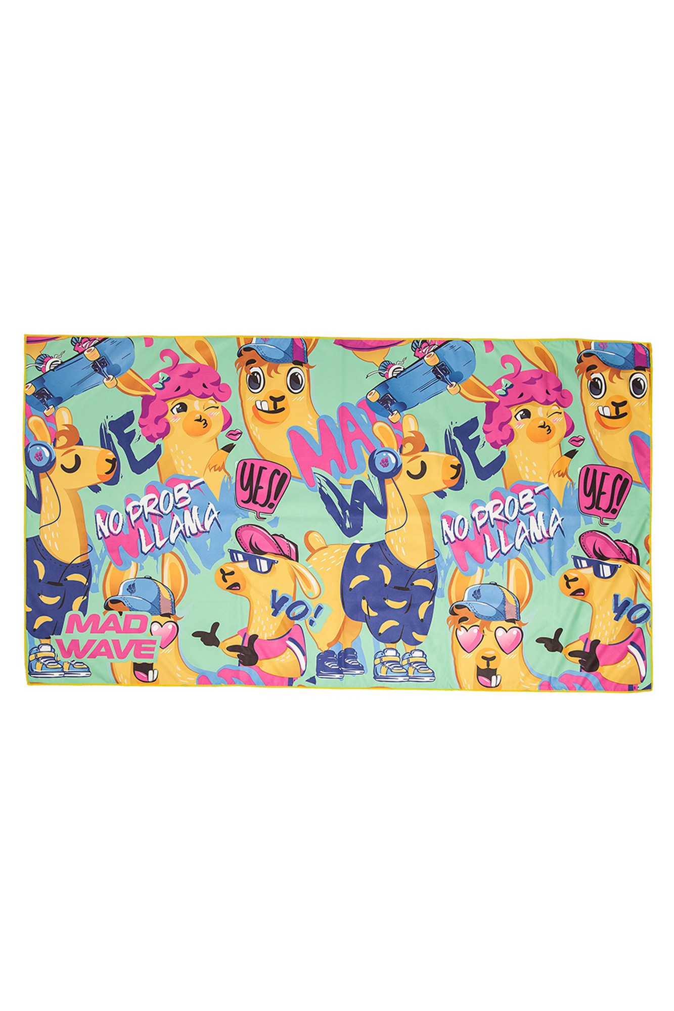    Mad Wave Microfiber Towel Llama M0761 03 2 16W 