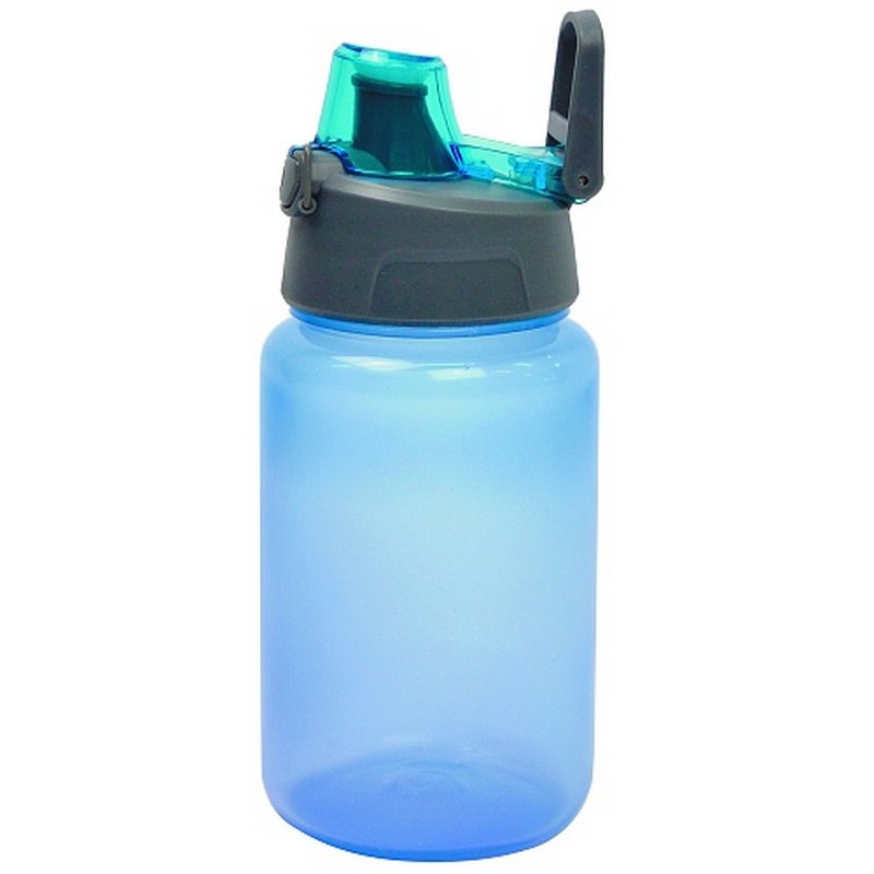 фото Бутылка для воды bool-bool с автоматической кнопкой, 500 ml, синий nobrand