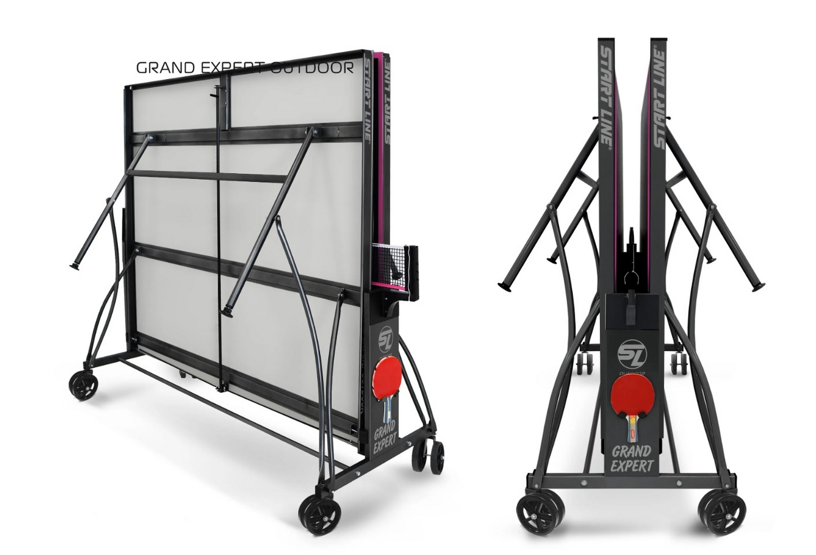 Теннисный стол Всепогодный Start Line Grand EXPERT 4 6044-2 Black 1600_1089