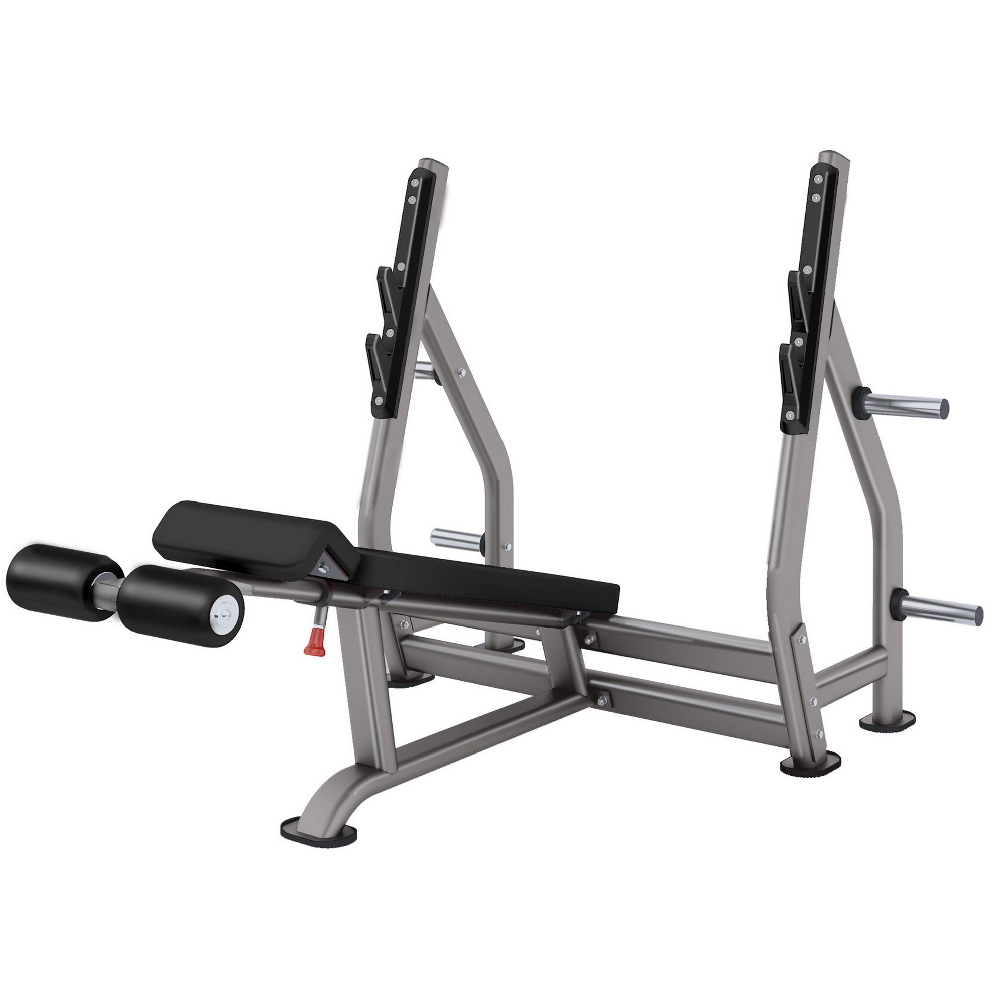 фото Олимпийская скамья с отрицательным наклоном для жима smith fitness dr-006b