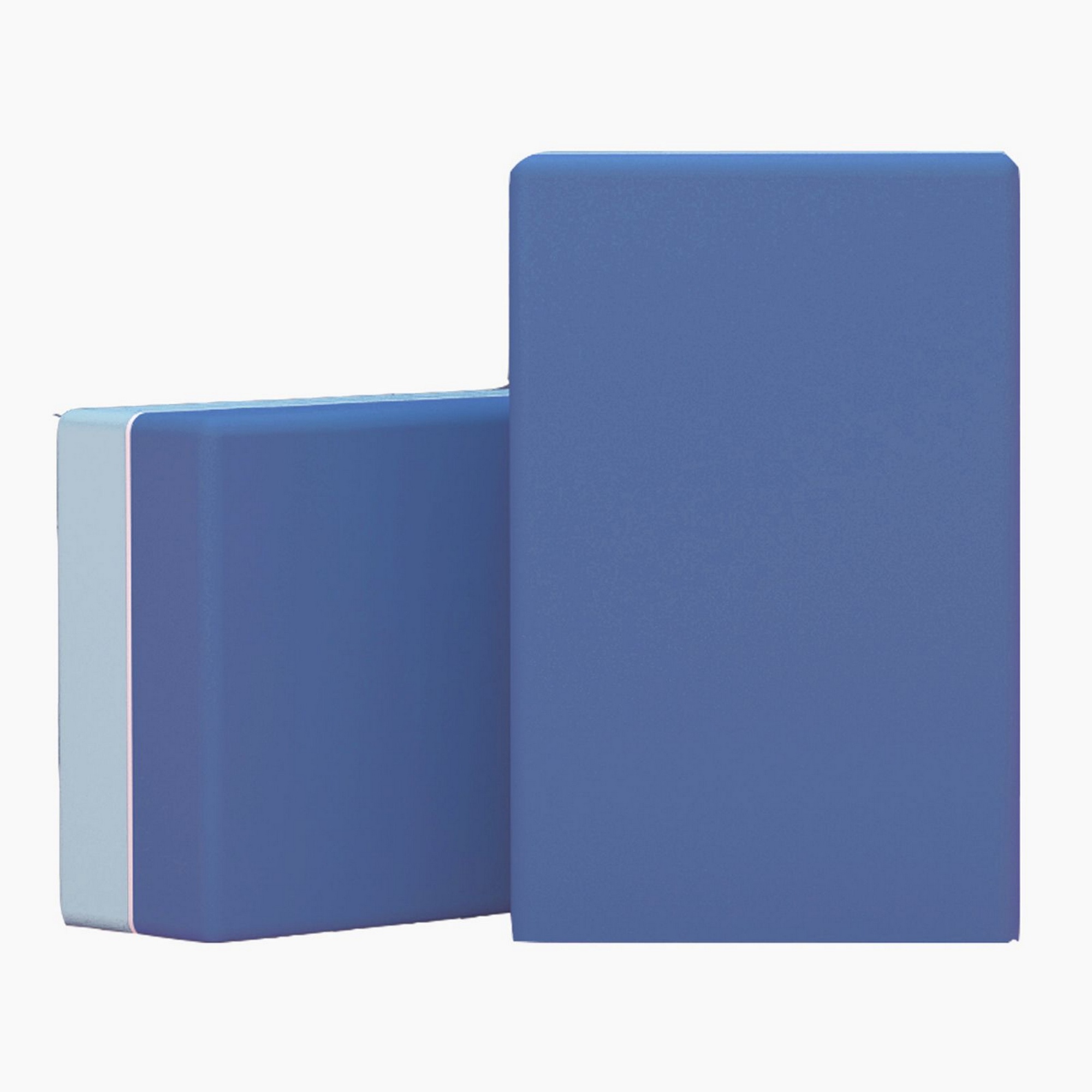 Блок для йоги и фитнеса 23х15х7см UnixFitt YBU200GBCBE голубой (2 оттенка) - фото 1