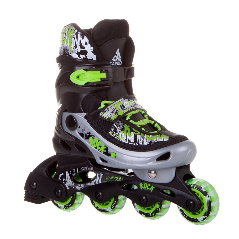 

Раздвижные роликовые коньки Alpha Caprice Rock green