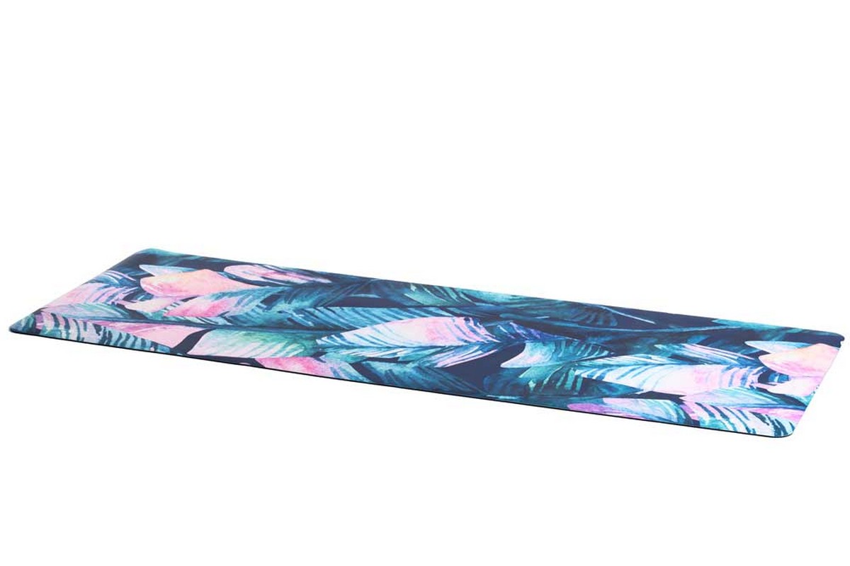 фото Коврик для йоги 185x68x0,4 см inex yoga pu mat полиуретан с принтом pumat-tpl71 тропики на закате