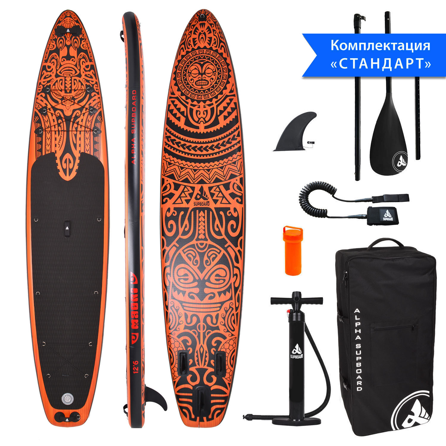 Сапборд Alpha Caprice MAORI-12.6 WOOD Maori 12,6S 1500_1500