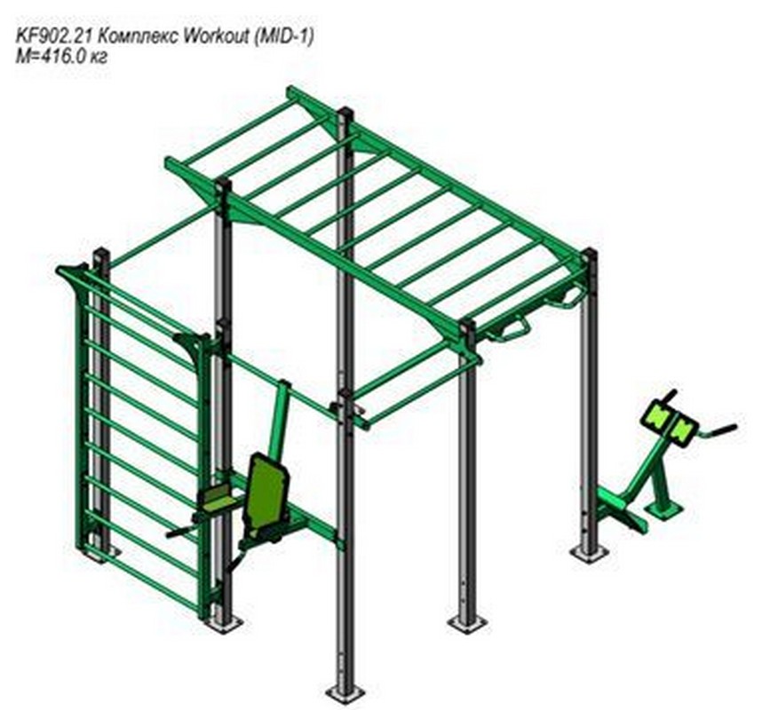 

Комплекс Workout (MID-1) V-Sport KF902.21