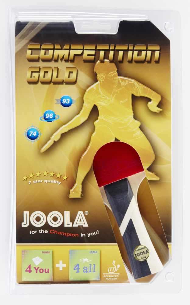фото Ракетка для настольного тенниса joola competition gold 59560