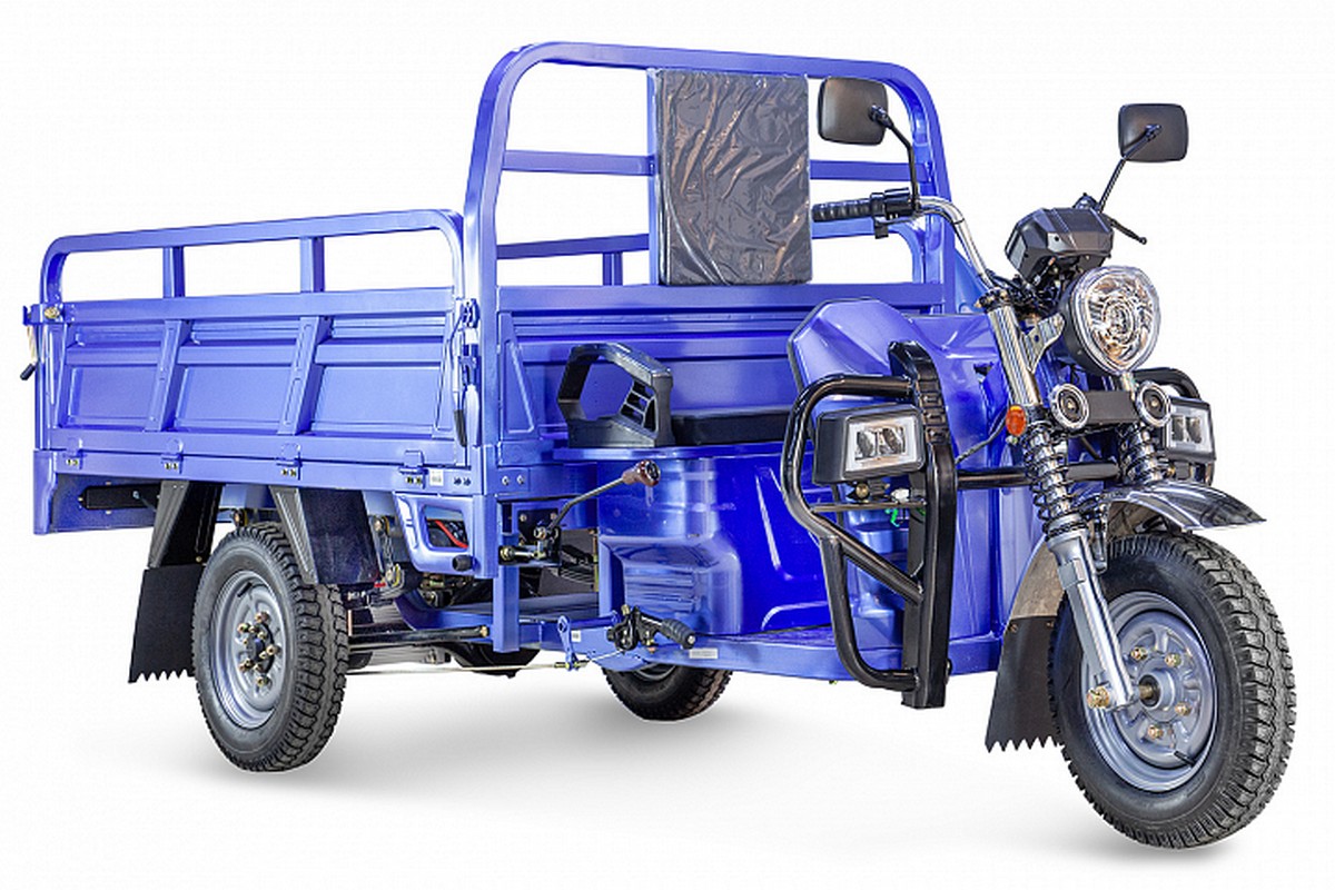 

Грузовой электрический трицикл RuTrike Эксперт ПРО 2000 024610-2780 темно-синий