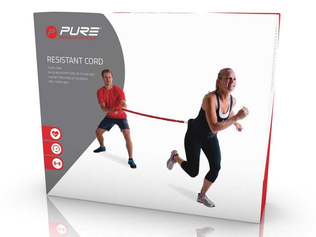 Спортивный амортизатор трос pure2improve resistant cord