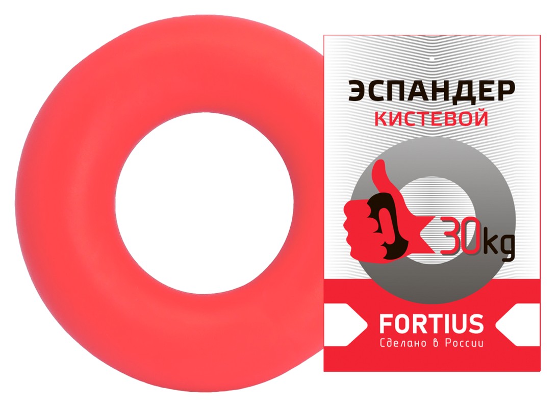 Купить Эспандер-кольцо Fortius 30 кг H180701-30LR красный, NoBrand