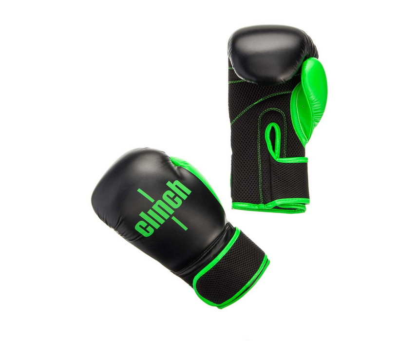 

Боксерские перчатки Clinch Aero C135 черно/зеленые 10 oz