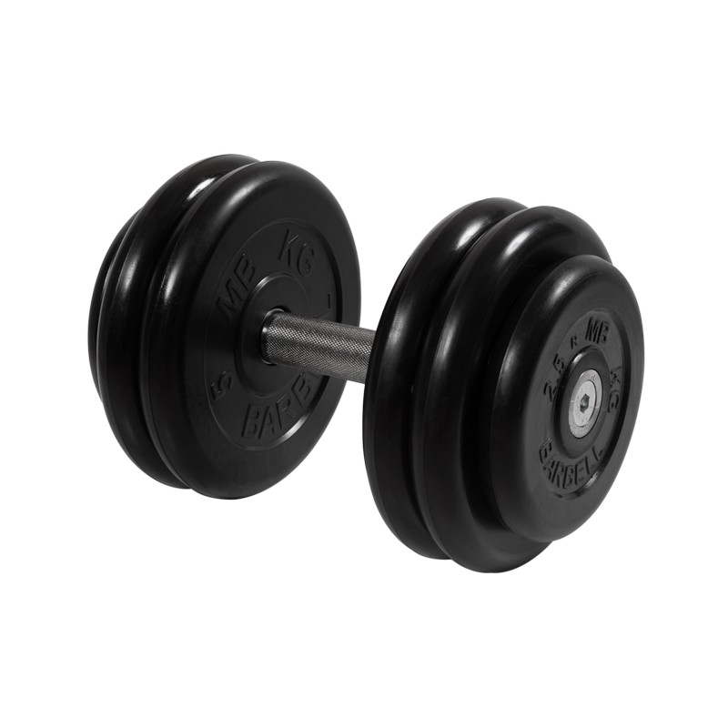 Гантель Профи с вращающейся ручкой, 26 кг MB Barbell MB-FdbM-B26