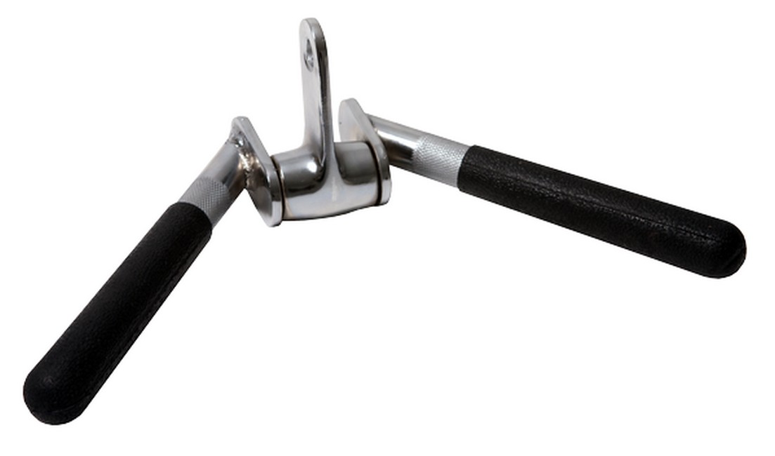 Ручка для тяги на трицепс Original Fit.Tools V-образная (серьга) FT-MB-VH-STRT 37см - фото 1