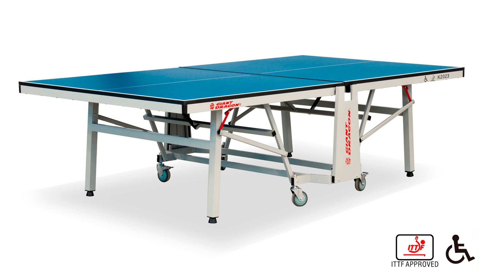 Теннисный стол складной для помещений K-2023 Giant Dragon 51.202.30.0 2000_1125