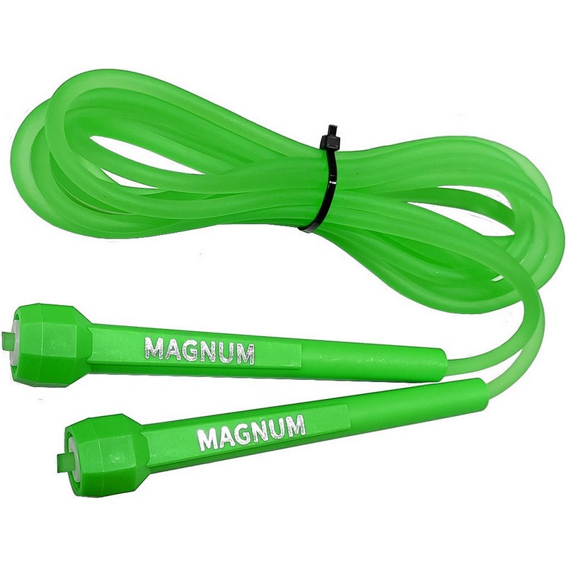 Купить Скакалка Sportex Magnum шнур из ПВХ, 3,0 м B34447 зеленая,