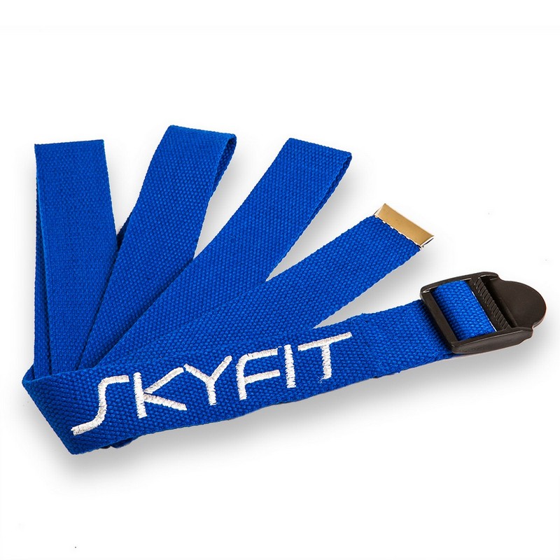 Ремень для йоги SkyFit SF-YS темно-синий - фото 1