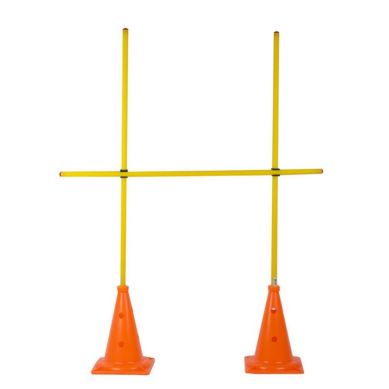 Комплект вертикальных стоек У629 желто-оранжевый - фото 1