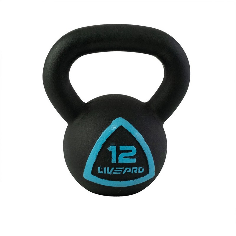   12 Live Pro Solid Cast Iron Kettlebell LP8041-12