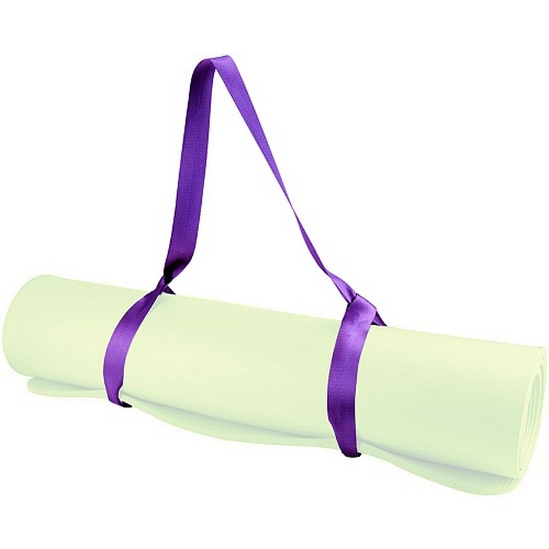 Ремешок для переноски ковриков и валиков Larsen PS 160 x 3,8 см фиолетовый (полиэстер) - фото 1