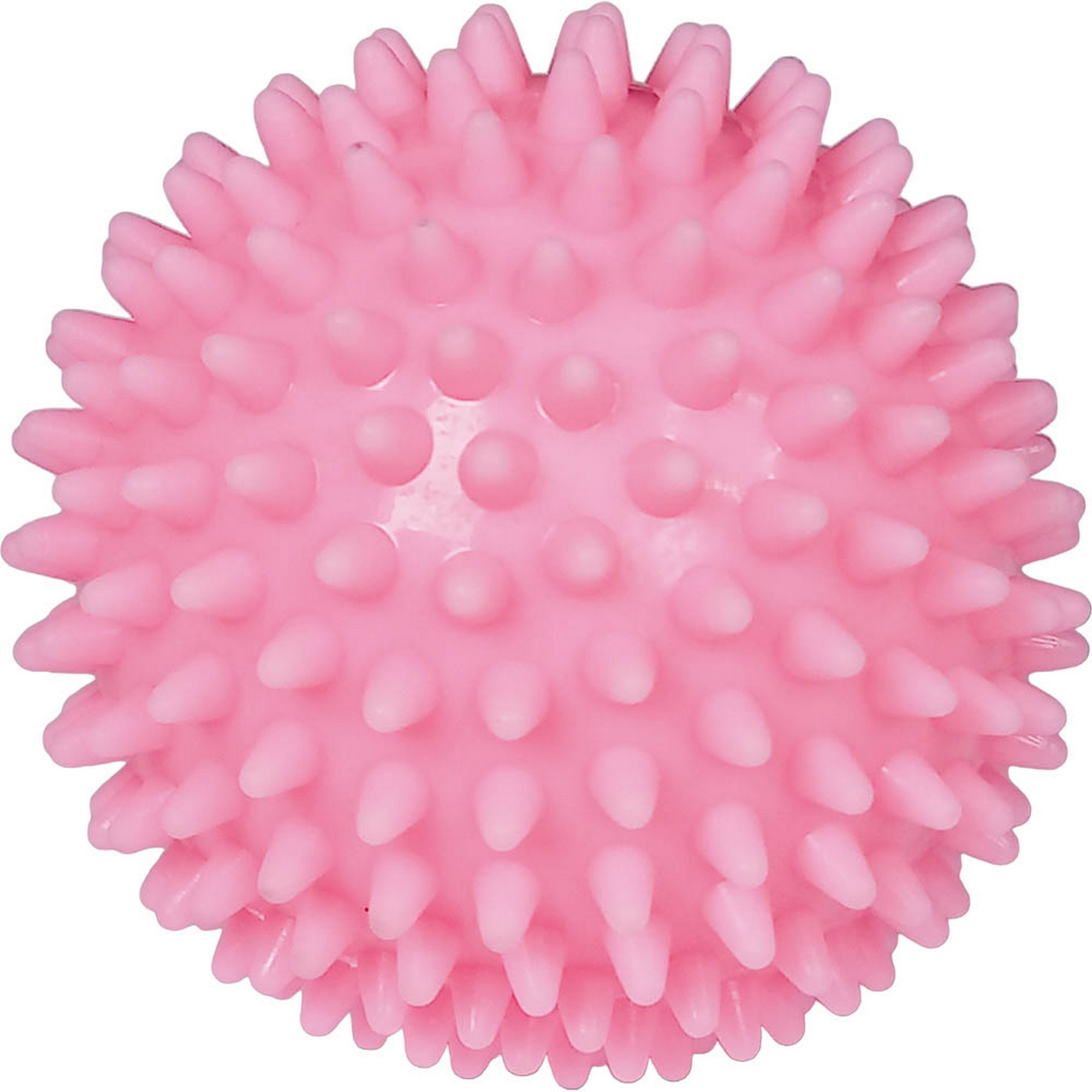 Мяч массажный Sportex твердый ПВХ, d9 см E36801-15 светло розовый - фото 1
