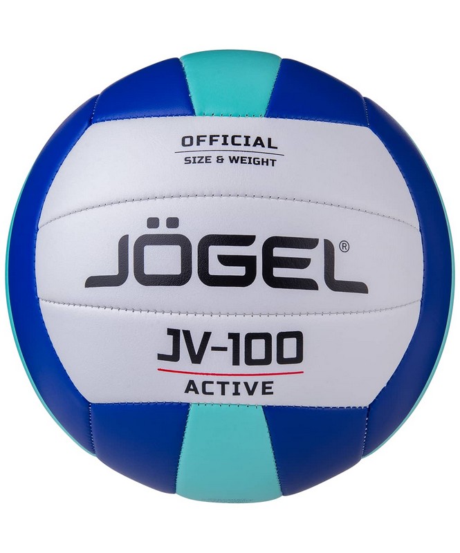 Мяч волейбольный J?gel JV-100 р.5, синий\мятный