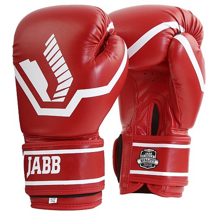 Купить Боксерские перчатки Jabb JE-2015/Basic 25 красный 12oz,