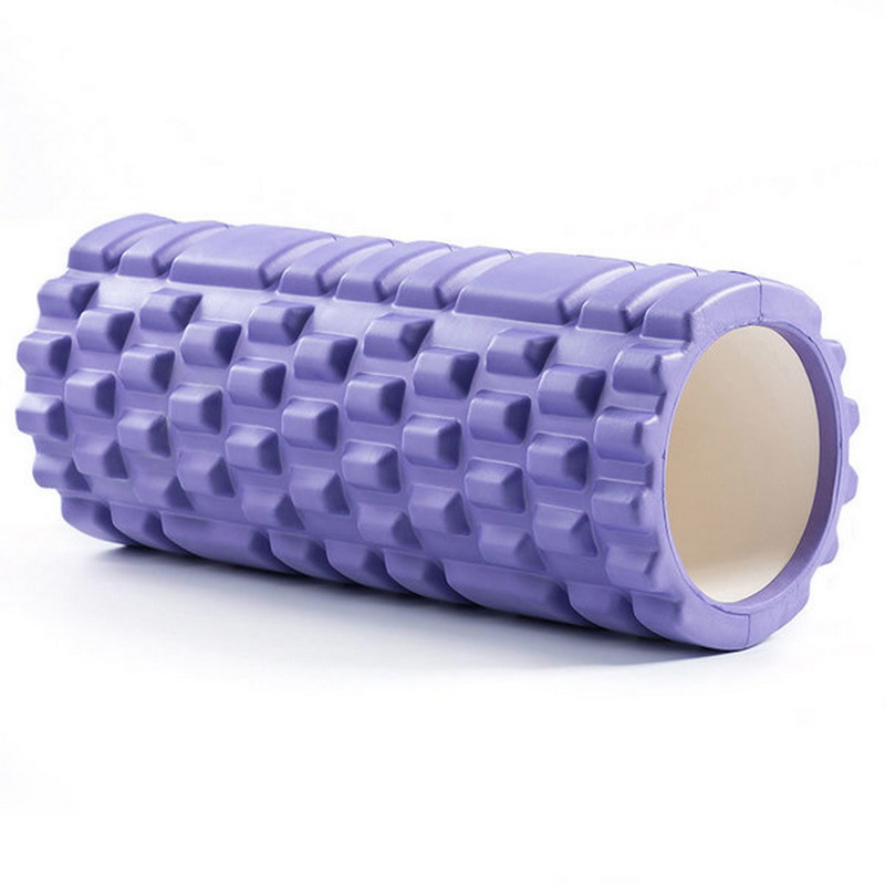 Купить Ролик для йоги Sportex (фиолетовый) 33х15см ЭВААБС B33105,