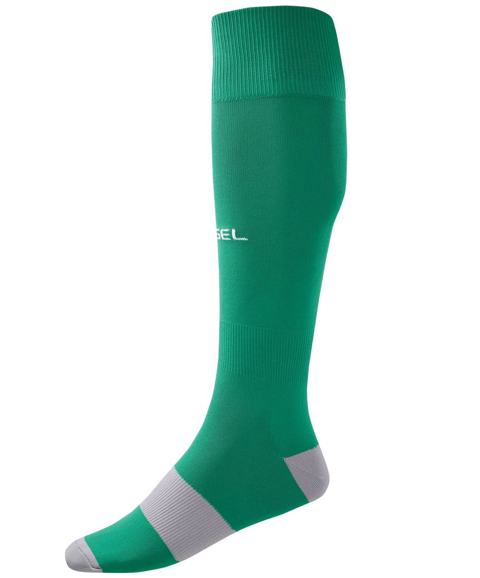 Купить Гетры футбольные Jögel Camp Basic Socks, зеленыйсерыйбелый,