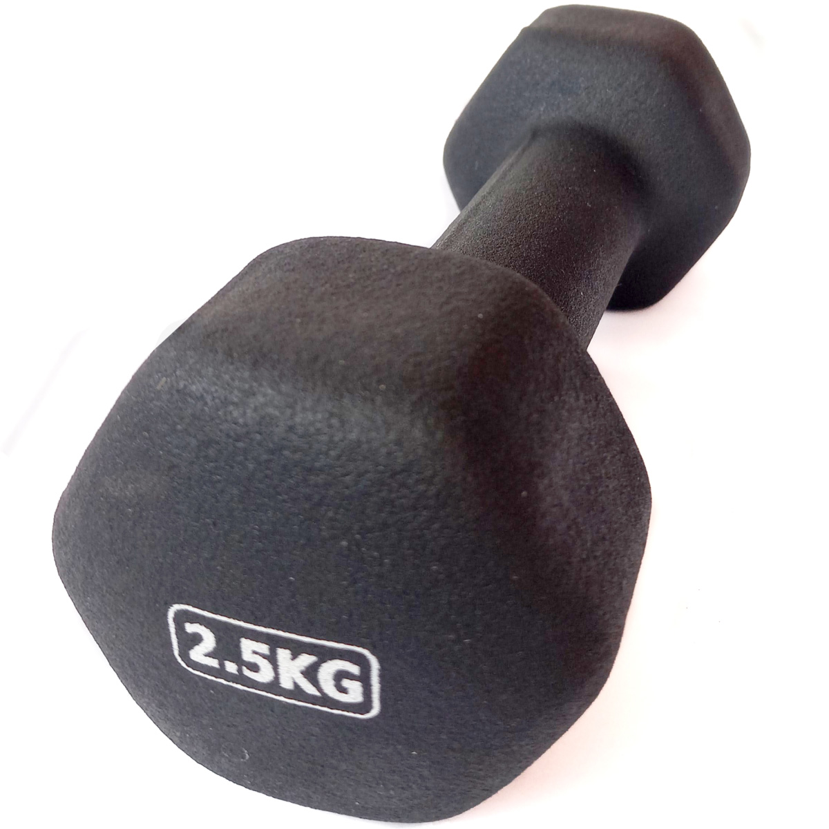 Гантель неопреновая 2,5 кг (черная) Sportex HKDB118-2.5 1200_1200
