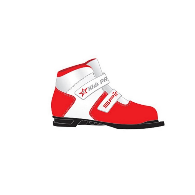 Лыжные ботинки NN75 Spine Kids Pro 399/9 Red,  - купить со скидкой