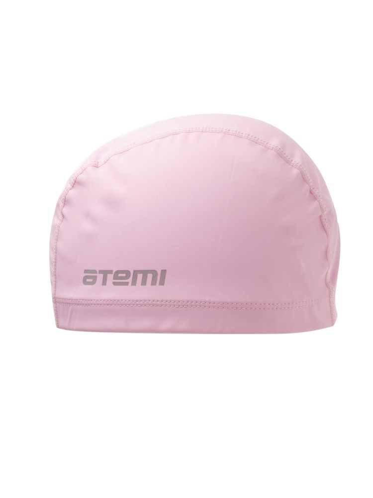 Шапочка для плавания Atemi тканевая с ПУ покрытием PU 13 розовый 750_1000