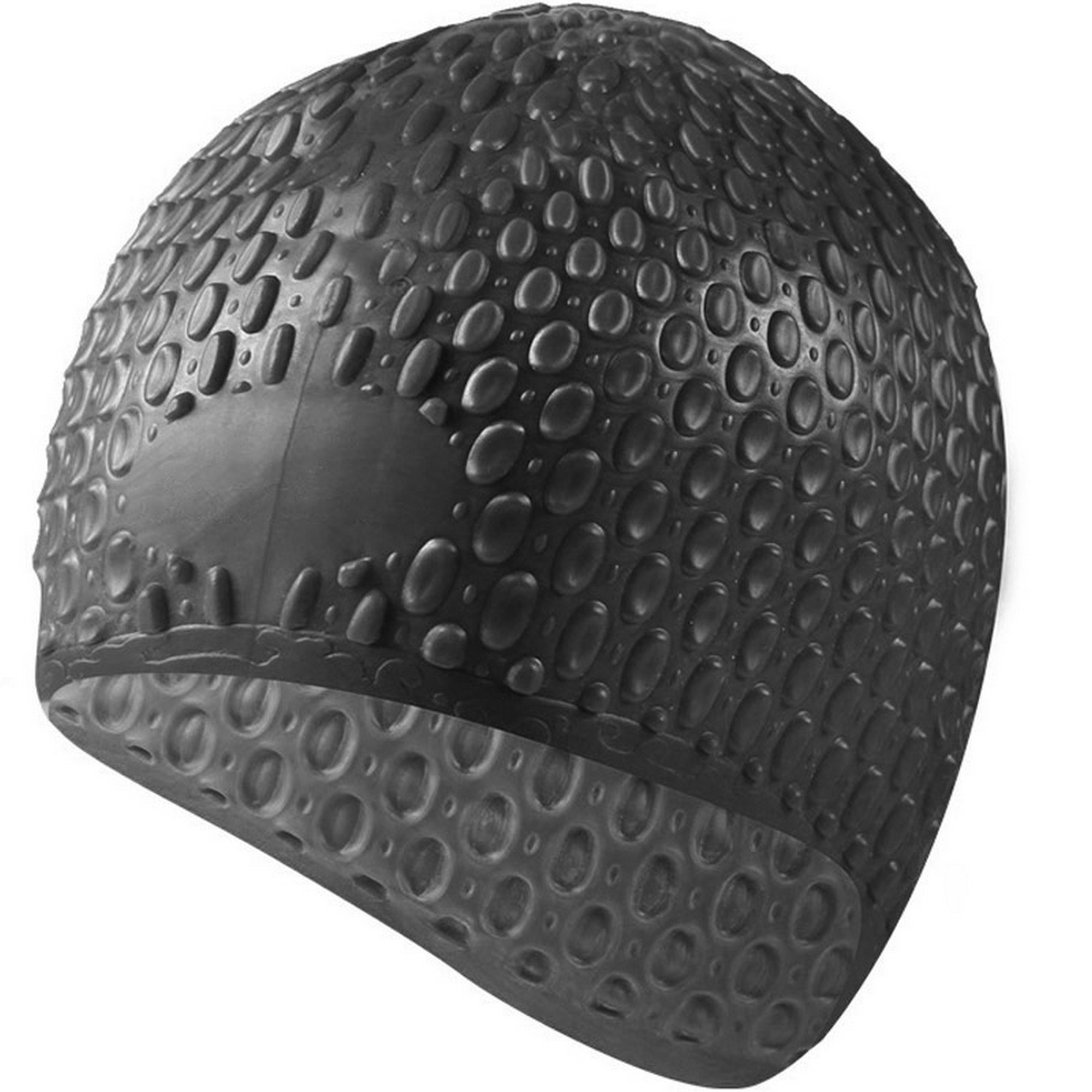 Купить Шапочка для плавания Sportex силиконовая Bubble Cap B31519-8 черный,