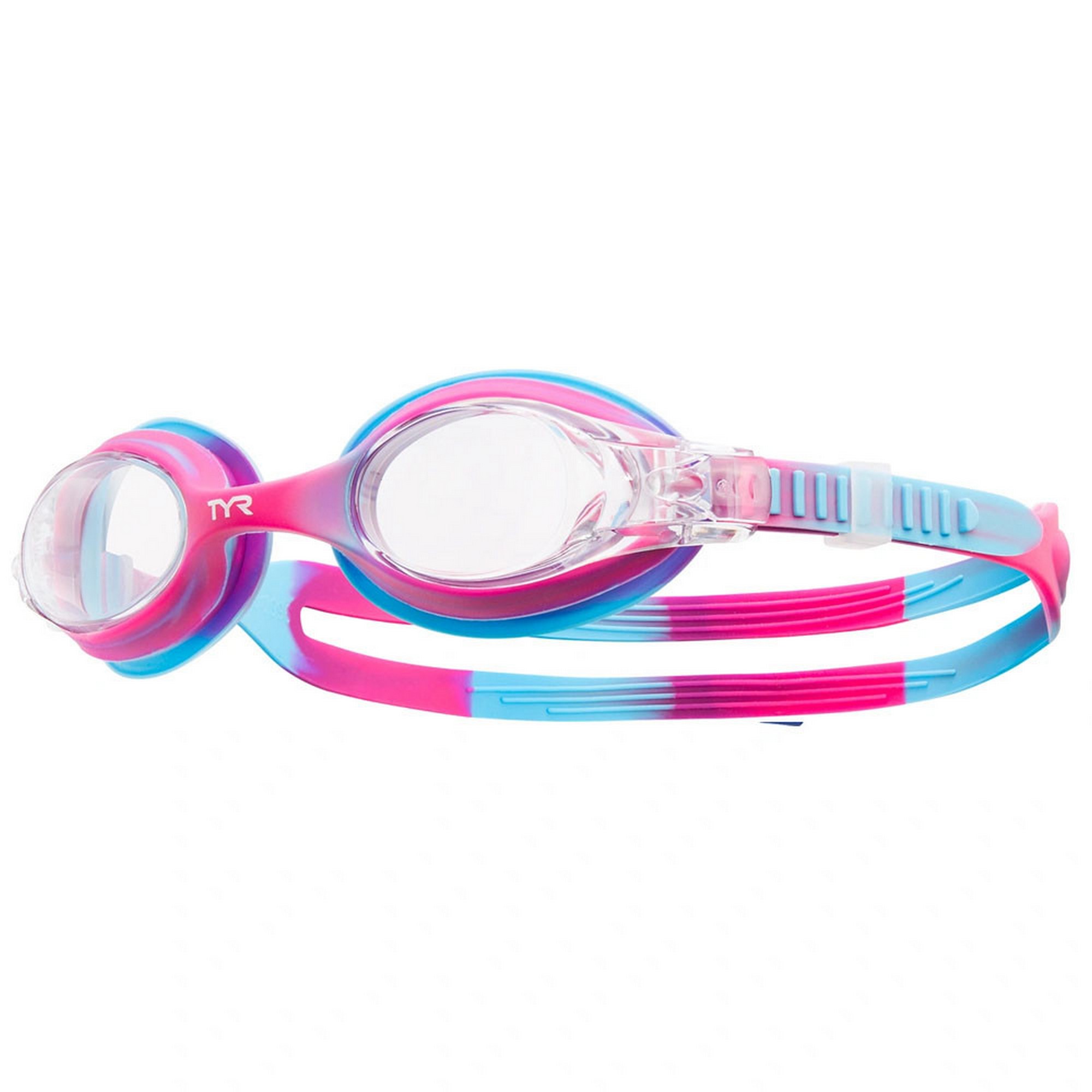 Купить Очки для плавания детские TYR Swimple Tie Dye Jr LGSWTD-671,