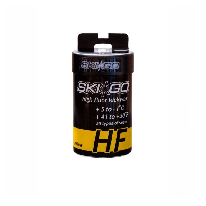 Купить Мазь держания Skigo 90277 HF Kickwax Yellow (для мокрого снега) (+5°С -1°С) 45 г,