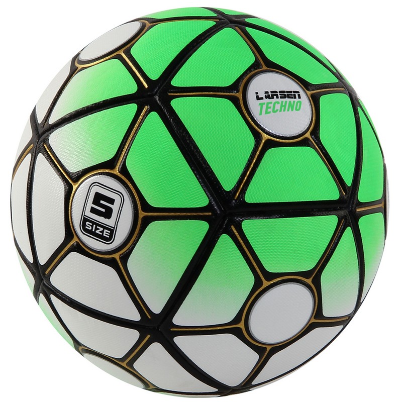 Мяч футбольный Larsen Techno Green р.5